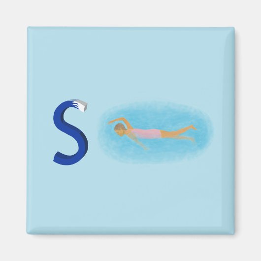 Schwimm Magnet (Vorne)