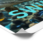 Schwimm! Poster (Ecke)