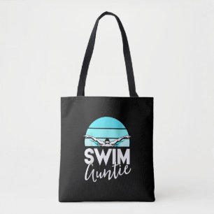 Schwimm Team Tante Tante Nephew Schwimmen Geschenk Tasche