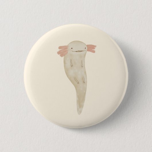 SchwimmAxolotl Button (Vorderseite)