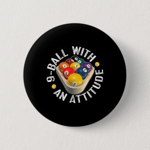 Schwimmbad 9 Ball mit Shirt Button