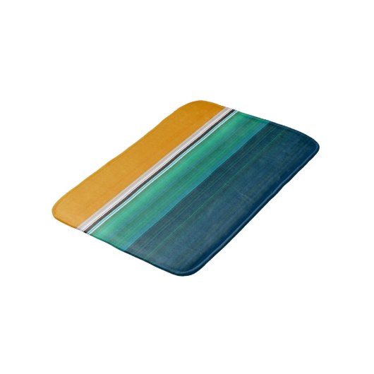 Schwimmbad Abstrakte Kunst Badematte (Schrägansicht)