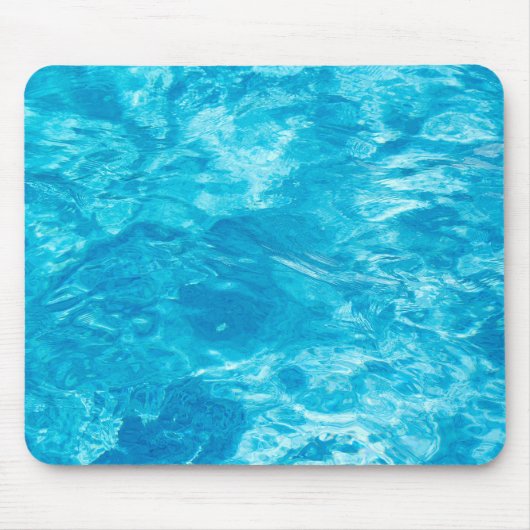 Schwimmbad Abstraktes Wasser Mousepad (Vorne)