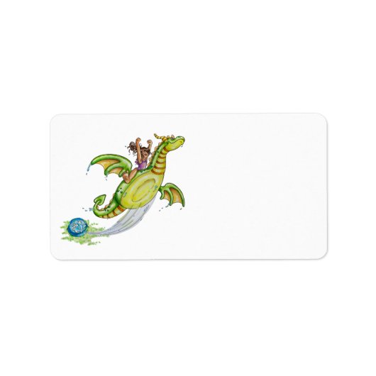 Schwimmbad Adressaufkleber (Vorne)