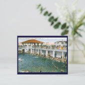 Schwimmbad, Asbury Park, NJ Vintag Postkarte (Stehend Vorderseite)