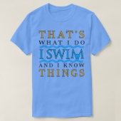 Schwimmbad Athlete Trunks Innenpool Ts Triathlon S T-Shirt (Design vorne)