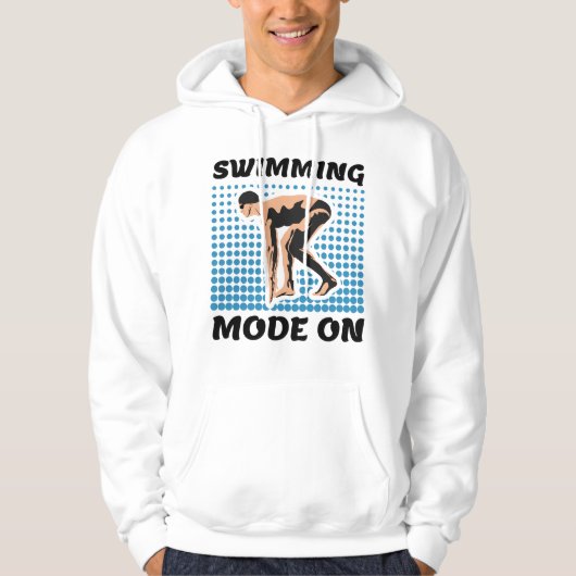 Schwimmbad auf - Pool Lover Hoodie (Vorderseite)