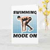 Schwimmbad auf - Pool Lover Karte (Gelbe Blume)