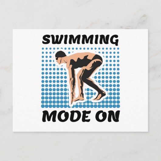Schwimmbad auf - Pool Lover Postkarte (Vorderseite)