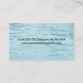 Schwimmbad Business Card Visitenkarte (Rückseite)