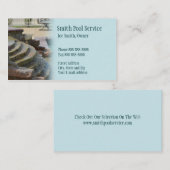 Schwimmbad Business Card Visitenkarte (Vorne/Hinten)