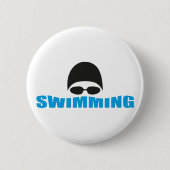 Schwimmbad Button (Vorderseite)