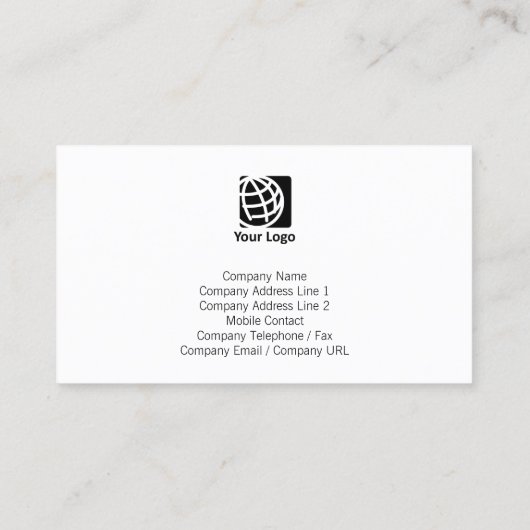 Schwimmbad Cleaner Business Card Klare Schwimmbad Visitenkarte (Rückseite)