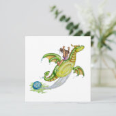 Schwimmbad Dankeskarte (Stehend Vorderseite)