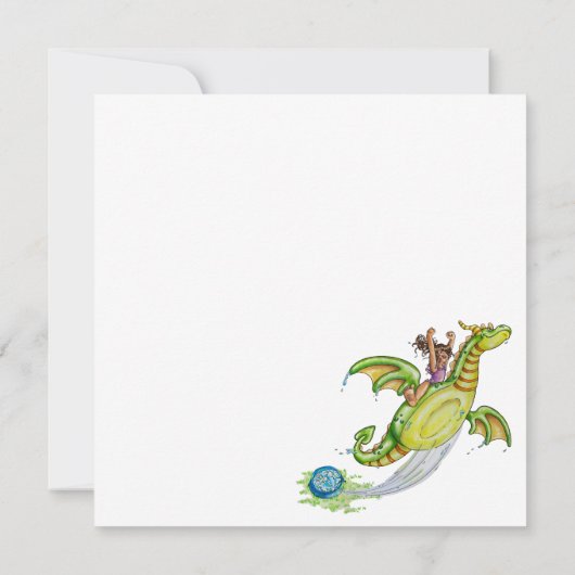 Schwimmbad Dankeskarte (Rückseite)