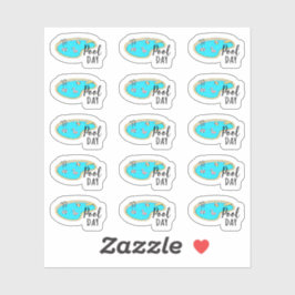 Schwimmbad Day Swim Class Erinnerung Bujo Planer Aufkleber