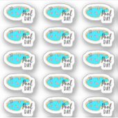 Schwimmbad Day Swim Class Erinnerung Bujo Planer Aufkleber (Vorderseite)