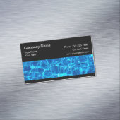 Schwimmbad Dienstleistungen Magnetkarten Magnetische Visitenkarte (Beispiel)