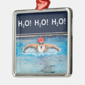 Schwimmbad Feriengeschenke Keramik Ornament Aus Metall (Links)