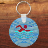 Schwimmbad Fitness NVN254 Schwimmbad Schlüsselanhänger (Vorderseite)