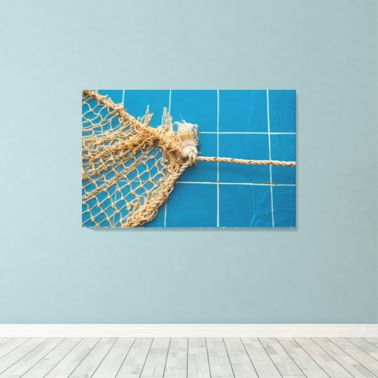 Schwimmbad Fliesen Leinwanddruck (Insitu (Holzboden))