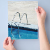 Schwimmbad Flyer (Hand)