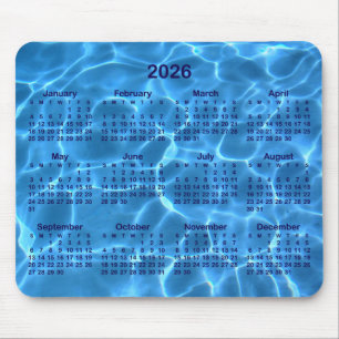Schwimmbad Foto 2026 Kalender Mousepad