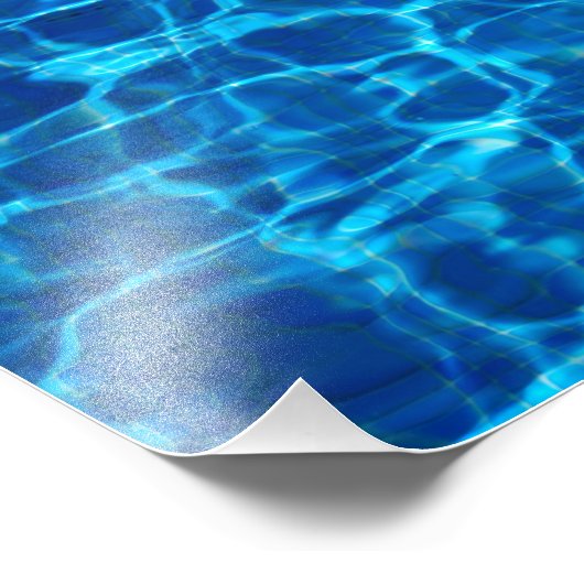 Schwimmbad Fotodruck (Ecke)