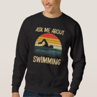 Schwimmbad für Männer Frauen Schwimmbad Sweatshirt