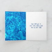 Schwimmbad Geburtstag Karte (Innenseite)