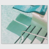 Schwimmbad Geschenkpapier (Flach)