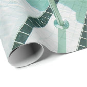 Schwimmbad Geschenkpapier (Rolleneckpunkt)