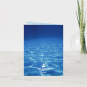 Schwimmbad im Winter Weihnachten (Rückseite)