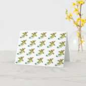Schwimmbad Karte (Gelbe Blume)