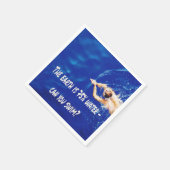 Schwimmbad Liebe Schwimmbad Serviette (Ecke)