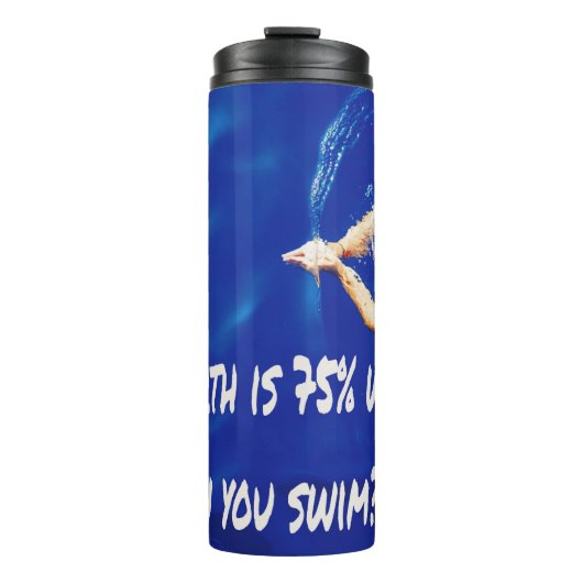 Schwimmbad Liebe Schwimmbad Thermosbecher (Vorderseite)