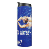 Schwimmbad Liebe Schwimmbad Thermosbecher (Nach rechts gedreht)
