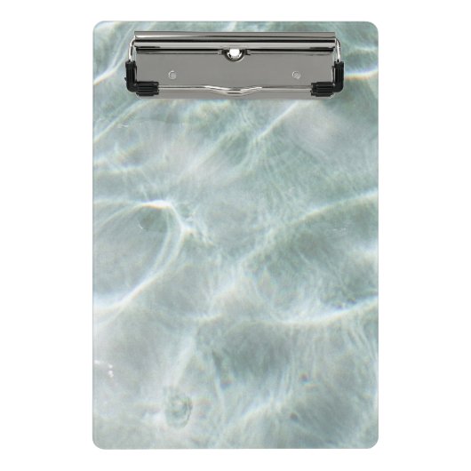 Schwimmbad Mini Klemmbrett (Vorderseite)