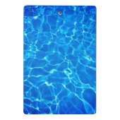 Schwimmbad Mini Klemmbrett (Rückseite)