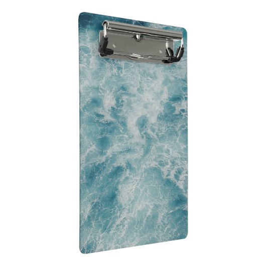 Schwimmbad Mini Klemmbrett (Schrägansicht)