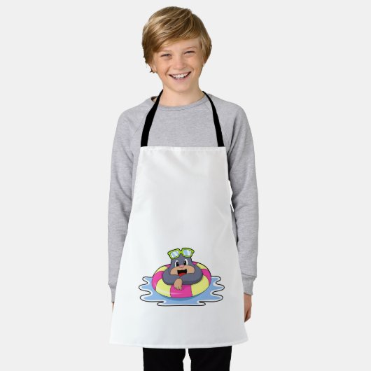 Schwimmbad mit Schwimmring.PNG Schürze (Getragen)