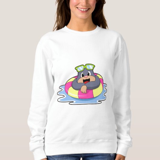 Schwimmbad mit Schwimmring.PNG Sweatshirt (Vorderseite)