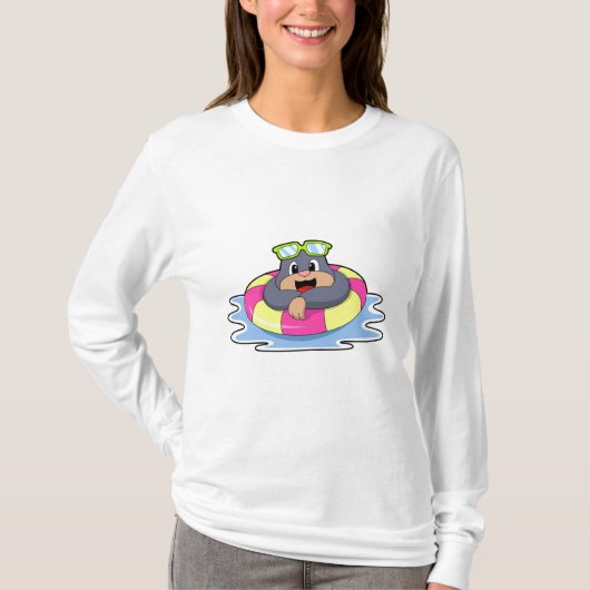 Schwimmbad mit Schwimmring.PNG T-Shirt (Vorderseite)
