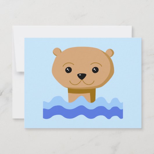 Schwimmbad Otter. Einladung (Rückseite)