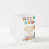 Schwimmbad Party 2. Geburtstag Tshirts und Geschen Mattglastasse (Vorderseite Links)