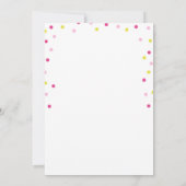 Schwimmbad Party Einladung Geburtstagskarte Rosa G (Rückseite)