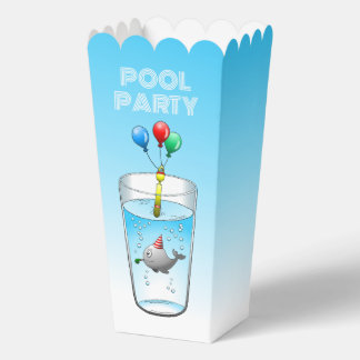 Schwimmbad Party Geburtstag Geschenkschachtel