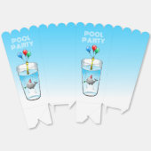 Schwimmbad Party Geburtstag Geschenkschachtel (Ungeklappt)