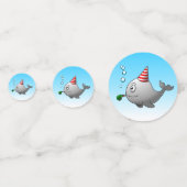 Schwimmbad Party Geburtstag Konfetti (Vorderseiten)