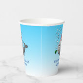 Schwimmbad Party Geburtstag Pappbecher (Rechts)